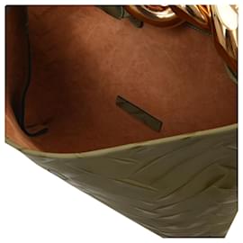 JW Anderson-Small Chain Hobo in Green Leather-Green,Khaki