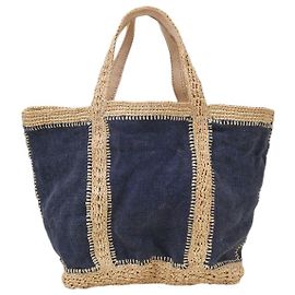 Vanessa Bruno Cabas S 893 Denim-Tasche Blau