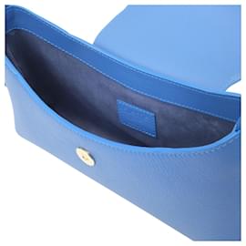 Autre Marque-Enveloppe Bag in Blue Leather-Blue