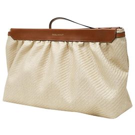 Isabel Marant Pochette Luz in Tela Beige Altro
