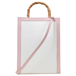 Autre Marque-Casa Tote Bag in Pink Canvas-Pink