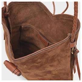 Isabel Marant-Taggy Bag in Brown Leather-Brown