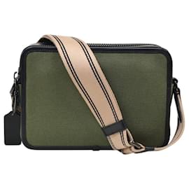 Coach-Charter Bag in Green Canvas-Green