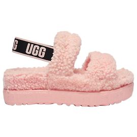 Ugg Oh Fluffita Slides in Pink Shearling Pink