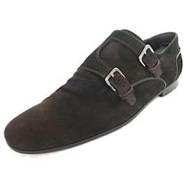 Louis Vuitton-Loafers Slip ons-Chocolate