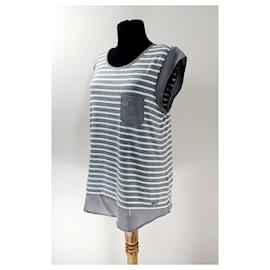 Calvin Klein-Tops-White,Grey