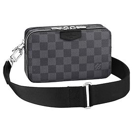 Louis Vuitton Portefeuille portable LV Alpha neuf Gris