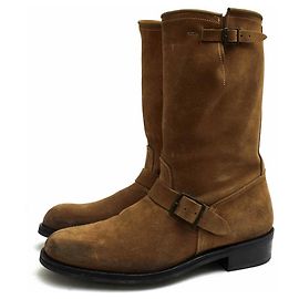 [Usado] BALMAIN HOMME / botas de engenheiro Bege