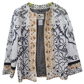 veste brodée cachemire Etro Multicolore