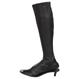 Jil Sander SANDALI TRANSFORMER CON PUNTA TABI Nero