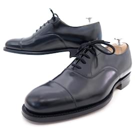 Church's-NEW CHURCH'S RICHELIEU CONSUL SHOES 173 EEB003 7F 41 BLACK LEATHER SHOES-Black