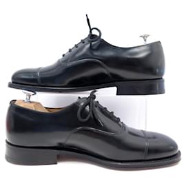 Church's-NEW CHURCH'S RICHELIEU CONSUL SHOES 173 EEB003 7F 41 BLACK LEATHER SHOES-Black