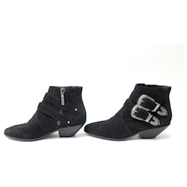 Saint Laurent Botas deslizantes negro estilo \u00abbusiness\u00bb Zapatos Botines Botas deslizantes 