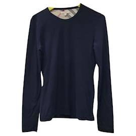 Burberry-Blauer Serafino-Pullover von Burberry-Marineblau