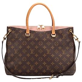 Louis Vuitton-Louis Vuitton Brown Monogram Pallas Satchel-Brown
