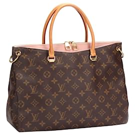 Louis Vuitton-Louis Vuitton Brown Monogram Pallas Satchel-Brown