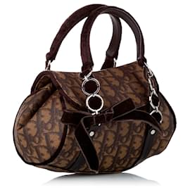 Dior-Dior Brown Dior Oblique Romantique Handbag-Brown