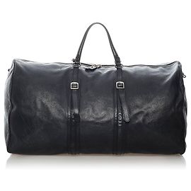 Balenciaga Reisetasche aus schwarzem Leder Schwarz