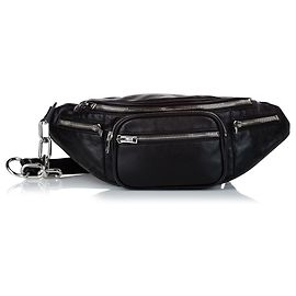 Alexander Wang Schwarze Ledergürteltasche Schwarz