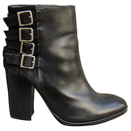 Ikks-ankle boots IKKS p 38 New condition-Black