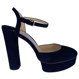 Jimmy Choo Érable 125 Escarpins en daim noir Noir