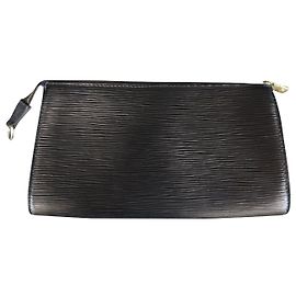 LOUIS VUITTON - "Accessory" clutch bag in black epi leather Black
