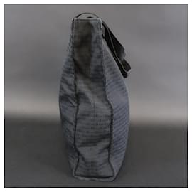 Dior-DIOR HOMME - Black nylon tote bag with DIOR logo-Black