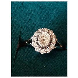 Autre Marque Anello Diamond & Co My Only Love in oro bianco e diamanti Argento