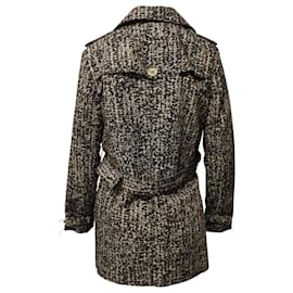 Michael Kors-Trench coat estampado Michael Kors em poliéster marrom-Marrom