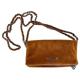 Zadig & Voltaire pochette rock Z et V Caramel