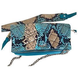 Zadig & Voltaire pochette rock Z et V Turquoise