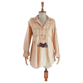 Top de algodão bordado Odd Molly Multicor