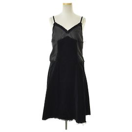 *[Utilisé] MM6 Maison Margiela Robe caraco changeante en velours Noir