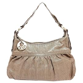 Fendi-Fendi Brown Chef Leather Shoulder Bag-Brown,Light brown