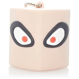 Fendi-Fendi Brown Monster Charm Key Chain-Brown,Multiple colors,Beige