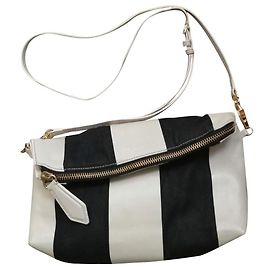 Burberry Prorsum Bolsa de pétalas listradas PRORSUM Bege
