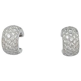 inconnue Orecchini in oro bianco, Diamants. Altro
