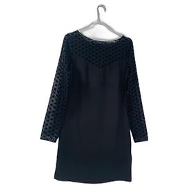 Robe Armani Jeans en viscose noire Noir
