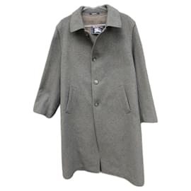 Burberry-Burberry loden t coat 50-Grey