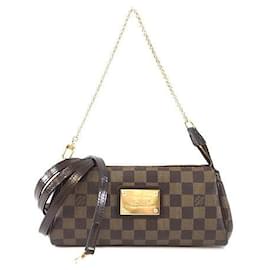 Louis Vuitton-Louis Vuitton Eva Damier Ébène Canvas-Brown