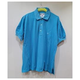 Moschino-Moschino Milano camisa polo azul-Turquesa