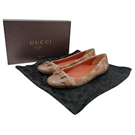 Ballerine Gucci in Pelle Beige taglia 36 EU - 22981603