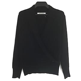 *[Gebraucht] BALMAIN Langarmpullover Schwarz Schwarz