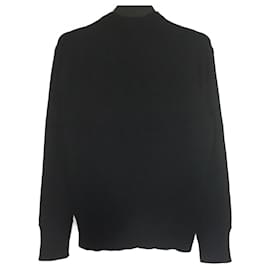 Balmain-*[Used] BALMAIN Long-sleeved Sweater Black-Black