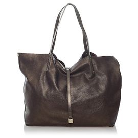 Tiffany & Co Sac cabas en cuir réversible marron Tiffany Marron