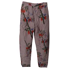 Vivienne Westwood-Vivienne Westwood Anglomania New Realm Trousers in Pink Silk-Pink