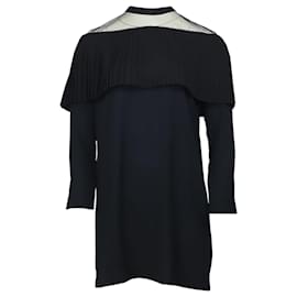 Maje-Maje Mini Robe Remia en Polyester Noir-Noir