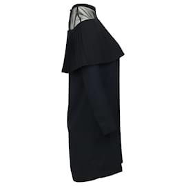 Maje-Maje Remia Mini Dress in Black Polyester-Black