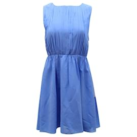 Alice + Olivia-Alice + Olivia Jena Open-Back Dress in Blue Polyester-Blue