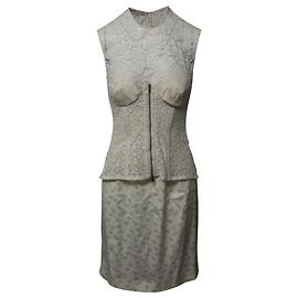 Stella Mc Cartney Vestido de encaje Stella McCartney en algodón color crema Blanco Crudo